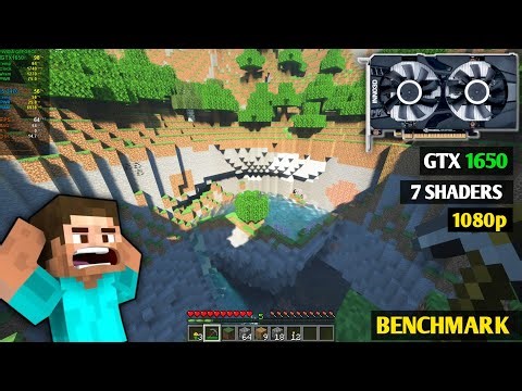 Minecraft Shaders Benchmark on GTX 1650 (GDDR6) – 1080p | 8 Shaders Tested!
