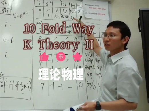 K Theory & 10 Fold Way II --Weizhen JIA
