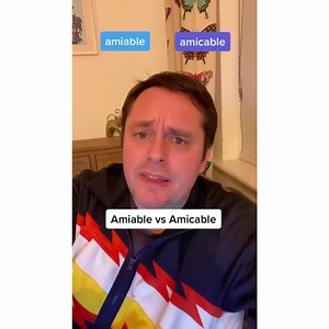 Amiable and amicable both mean friendly, but there is an important difference in usage. #english #영어 #ingles #inglese #английский | Knox Study | Facebook