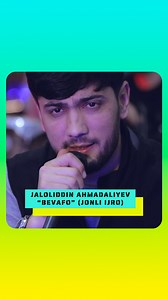4.5K views · 140 reactions | Jaloliddin Ahmadaliyev - “Bevafo” (Jonli ijro/eksklyuziv) To‘liq intervyuni youtube kanalimizda tomosha qiling! #intervyuTV #FeruzMuhammad #intervyu #trend #youtube #reels #bevafo #jaloliddinahmadaliyev #jonliijro | Intervyu.uz | Facebook
