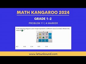 Math Kangaroo 2024 Solutions | Level 1-2 | Problem 11 | 4 Marker