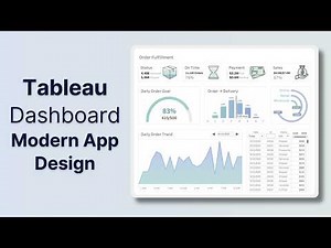 Tableau Orders Dashboard That Looks Like a Modern App