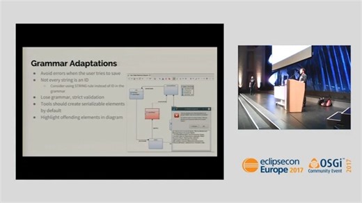 Integrating Xtext and Sirius Strategies and Pitfalls