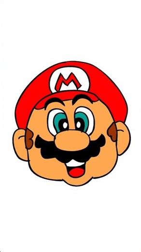 Super Mario Drawing Art 🍄🔥 | How to Draw Super Mario #Shorts