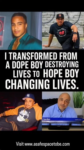 Transformation went from drug dealing to soul healing. Visit www.asafespacetobe.com to start your journey | H. Scott Gordon