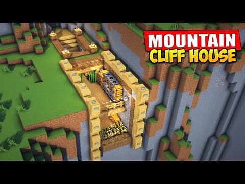 Minecraft | How to Build a Mountain Cliff House | Tutorial