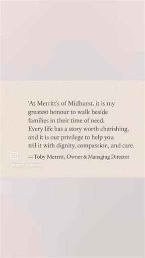 2.7K views · 22 reactions | At Merritt’s of Midhurst Funeral Service,...