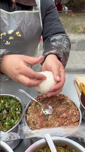 Beef Cake Street food #streetfood