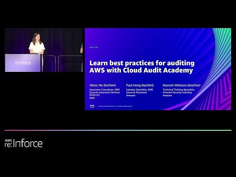 AWS re:Inforce 2022 - Learn best practices for auditing AWS with Cloud Audit Academy (GRC201)
