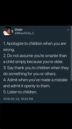 apologize to kids when wrong | Subscribe for more #motivation 😊👍