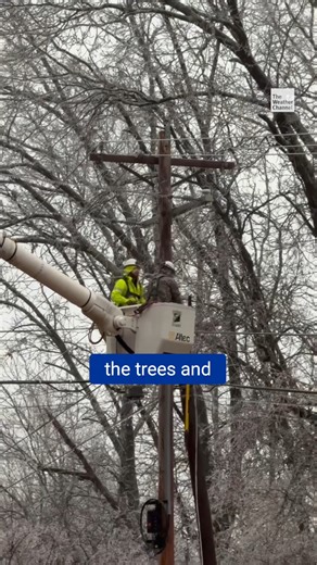A massive winter storm has left more than 1 million people without power across the U.S. as catastrophic ice continues to down trees and lines. In Saltillo, Mississippi, storm tracker Charles Peek captured utility crews working to clear blocked roadways and restore electricity Sunday morning. [Posted: Jan. 25] | The Weather Channel