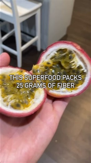 It's lilikoi season and we're getting our fill! The truth is, most people were never taught how powerful food is at a cellular level. Take passion fruit, also called lilikoi. One cup delivers about 25 grams of fiber, which supports digestion, feeds beneficial gut bacteria, and slows blood sugar release. Most adults fall short on fiber by 30 to 50 percent, and that gap shows up as blood sugar swings, hormone stress, and gut issues. Lilikoi also provides over 30 percent of daily vitamin C needs. V