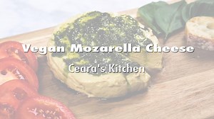 Vegan Mozzarella Cheese that's stretchy, cheesy, and melty!!! Made with 7 simple ingredients ( sea salt) and only takes 15 minutes to make (plus chill time). Serve as an appetizer with fresh basil and sliced tomatoes or enjoy in a grilled cheese sandwich. Recipe: https://www.cearaskitchen.com/vegan-mozzarella-cheese-dairy-free/ | Ceara's Kitchen