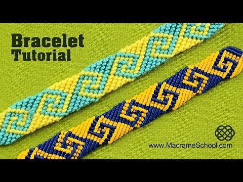 How to Make Greek Wave | Friendship Bracelet