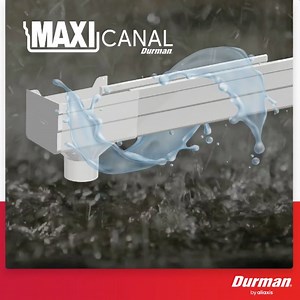 Para este invierno prepárese instalando el canal de PVC con más capacidad de evacuación de agua de lluvias. 💦⚡ ¡Instale el MaxiCanal Durman! | Durman by aliaxis Centroamérica
