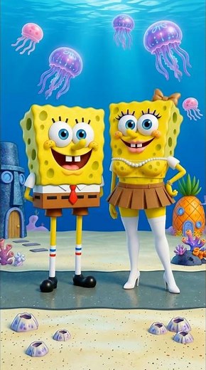 What If SpongeBob Characters Were Opposite Gender? 😳
