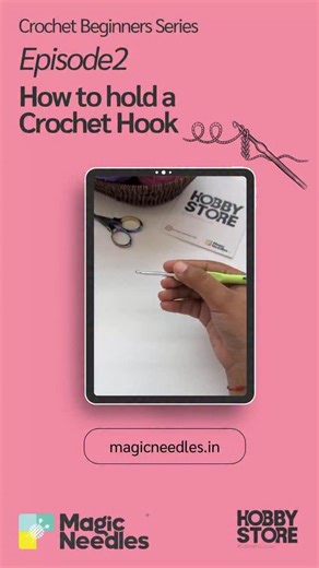 Comment “HOOK” & one lucky beginner gets one Hobby Store Bare Minimum Beginner’s Crochet Kit by Magic Needles FREE! 🧶✨ Welcome to the Crochet Beginner Series by Magic Needles — Episode 2. How to Hold Your Crochet Hook? Holding your hook the right way makes crochet easier, smoother, and less tiring ✋ In this episode, you’ll learn comfortable, beginner-friendly ways to hold your crochet hook so you can crochet longer without strain. To enroll: 👉 Like this post 👉 Share it and tag friends who are