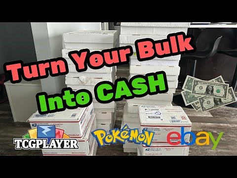How To Turn Your Pokemon Bulk Into Huge Profits | How I Buy, Process & Sell Bulk Pokemon Cards