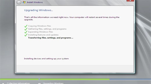 从Windows Server Pre-Milestone 1 Build 7700升级到Windows Server M1 Build 7850