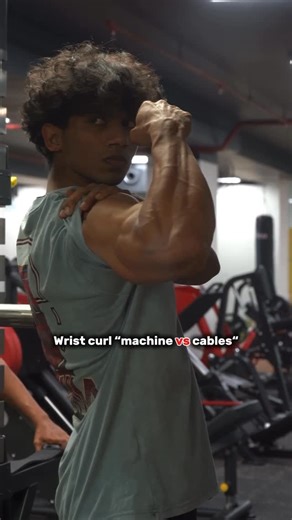 Akshay | Fat Loss Educator on Instagram: "Forearm machine 🆚 cable"
