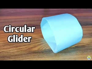 How To Make a Paper Circular Glider That Fly Like Earth | Origami Paper Circular Glider - Round Fly