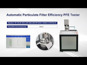 Face Mask Particulate Filtration Efficiency Tester PFE Testing Equipment