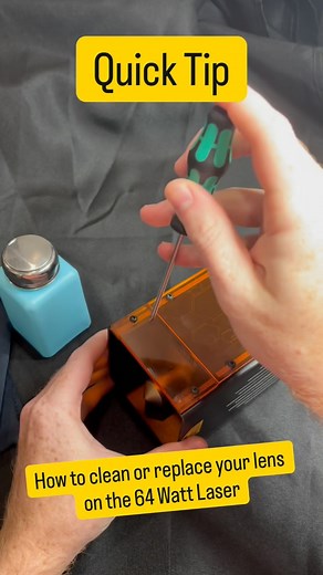 Another quick tip for the 64W Laser. Make sure you remember to keep your laser clean! #laser #jtechphotonics #cnc #laserengraving | J Tech Photonics, Inc. | Facebook