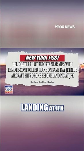 FAA investigating after drone COLLIDES with commercial plane #shorts #us #news #foxnews #planes #FAA