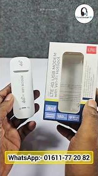 3 in 1 LTE 4G USB Modem With Wi-Fi Hotspot - Royal Gadget BD| 150 MBPS Speed| Perfect For Smartphone