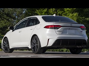 All New 2023 Toyota Corolla XSE (Wind Chill Pearl) - Driving, Exterior, and Interior