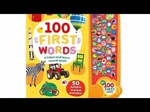 50 Button First Words: A Listen and Learn Sound Book
