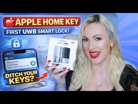 Senses Your iPhone and Unlocks the Door! Aqara U400 UWB Review! UWB Smart Lock