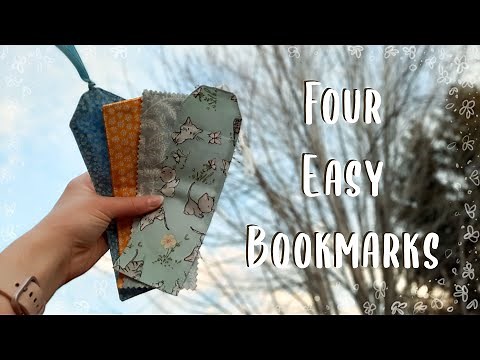 DIY Fabric Bookmarks | Super Easy Tutorial