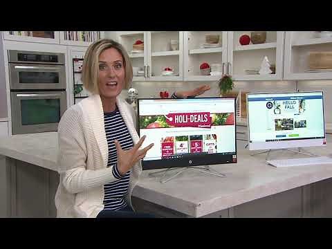 HP 24" Touch All-in-One Computer AMD Athlon 8GB RAM 256GB SSD on QVC