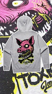 1K views | Our best selling Psycho Pig design- now as a pullover hoody!  You'd be mad not to want one... | Toxico Clothing | Facebook