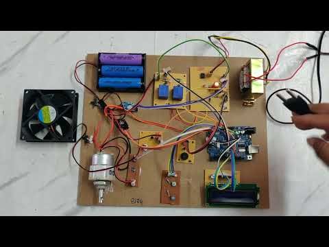 HVS-4591.EV BMS with Charger Monitoring and Fire Protection along with SOC,SOH using Arduino UNO.