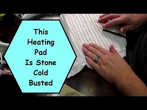 Why did this heating pad Fail? Sunbeam Heating Pad Fault Light on. No Heat. But Why?