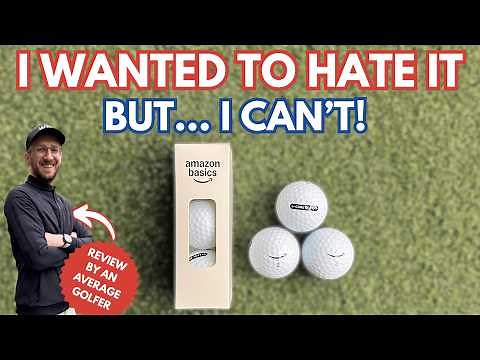 AMAZON BASICS GOLF BALL: I Wanted To Hate It BUT I Can't! Review by an Average Golfer