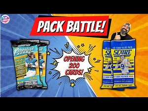 2022 SCORE VS PRESTIGE PACK BATTLE 🏈 #footballcards