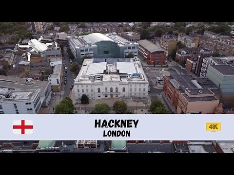 [4K] 🇬🇧 Hackney, London - by drone 🇬🇧