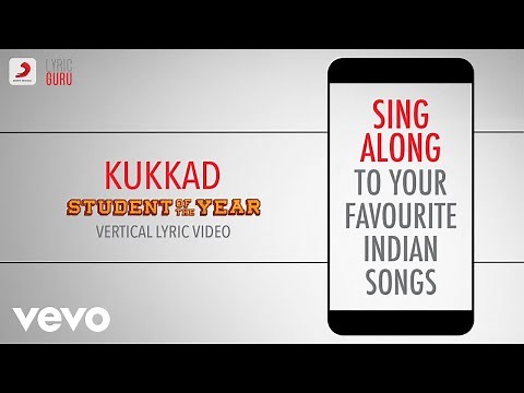 Kukkad - Student Of The Year|Official Bollywood Lyrics|Shahid Mallya|Vishal|Shekhar