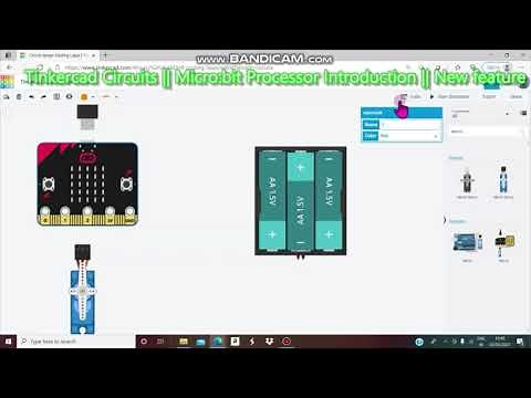 microbit ||Project # 7 || micro:bit in Tinkercad Circuits || Tutorial for Beginners