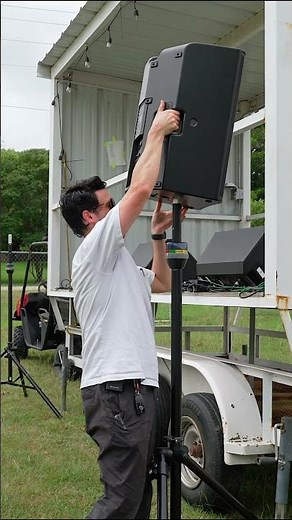 PA System By a Lake