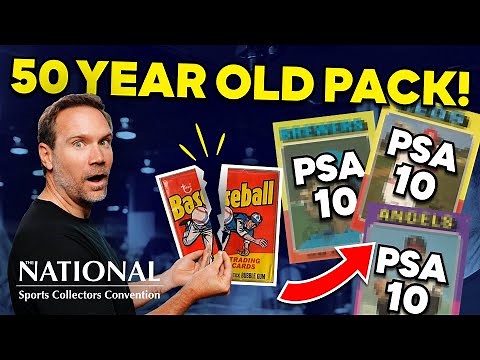 OPENING and GRADING a 50 YEAR OLD PACK! (Hall of Fame Hits!)