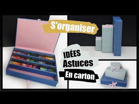 GETTING ORGANIZED WITH CARDBOARD: EASY IDEAS AND TIPS