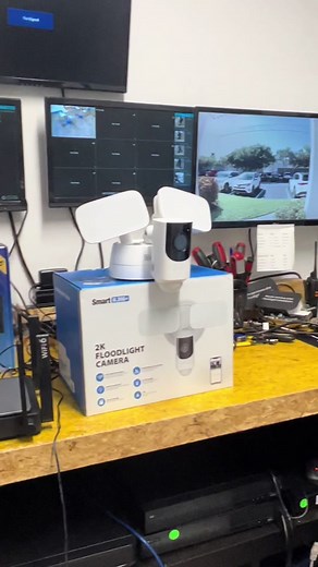 Security cameras experts in miami. New floodlight camera reveal. Works with wifi. Contact us for more information. #miami #cctv #technology #security #homeimprovement #tech