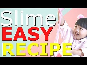 HOW to MAKE SLIME WITH GLUE RECIPE VIDEO HOMEMADE GLUE SLIME by Daddy Tips.