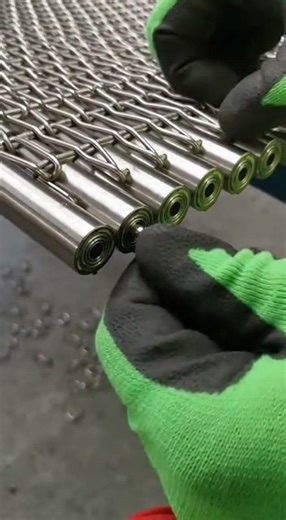 Mesh Belt Assembly Quick Tips for Perfect Alignment #manufacturing #engineering #automation