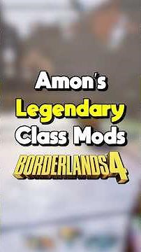 All Amon's Legendary Class Mods In Borderlands 4