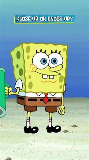 Close-Up or GROSS-Up? 🤢 | SpongeBob #shorts